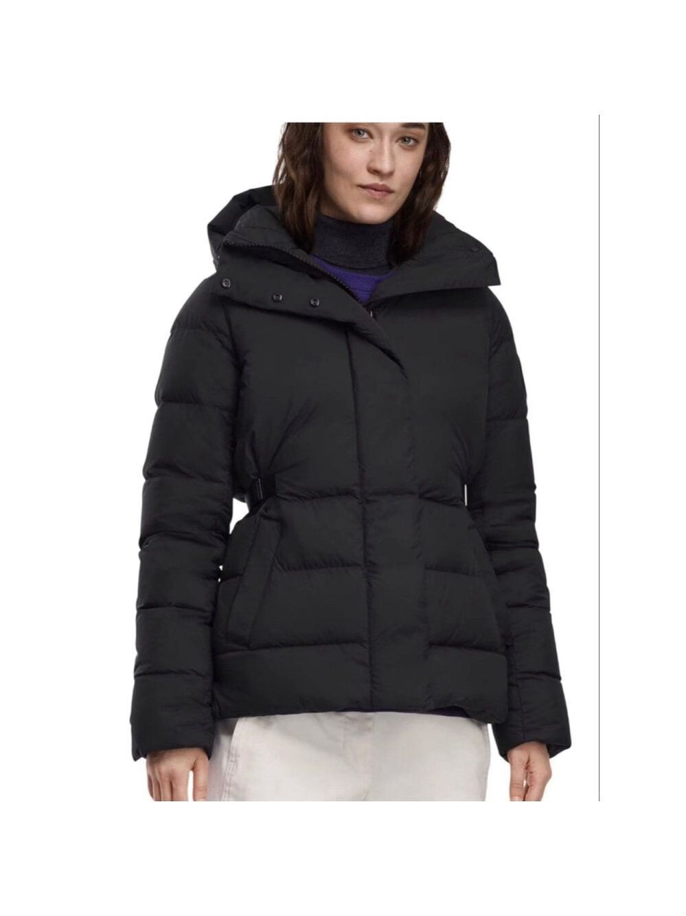 NWT Canada Goose Lyndale Hooded Down Puffer Jacket in Black, Size XL $1225 - Picture 2 of 12